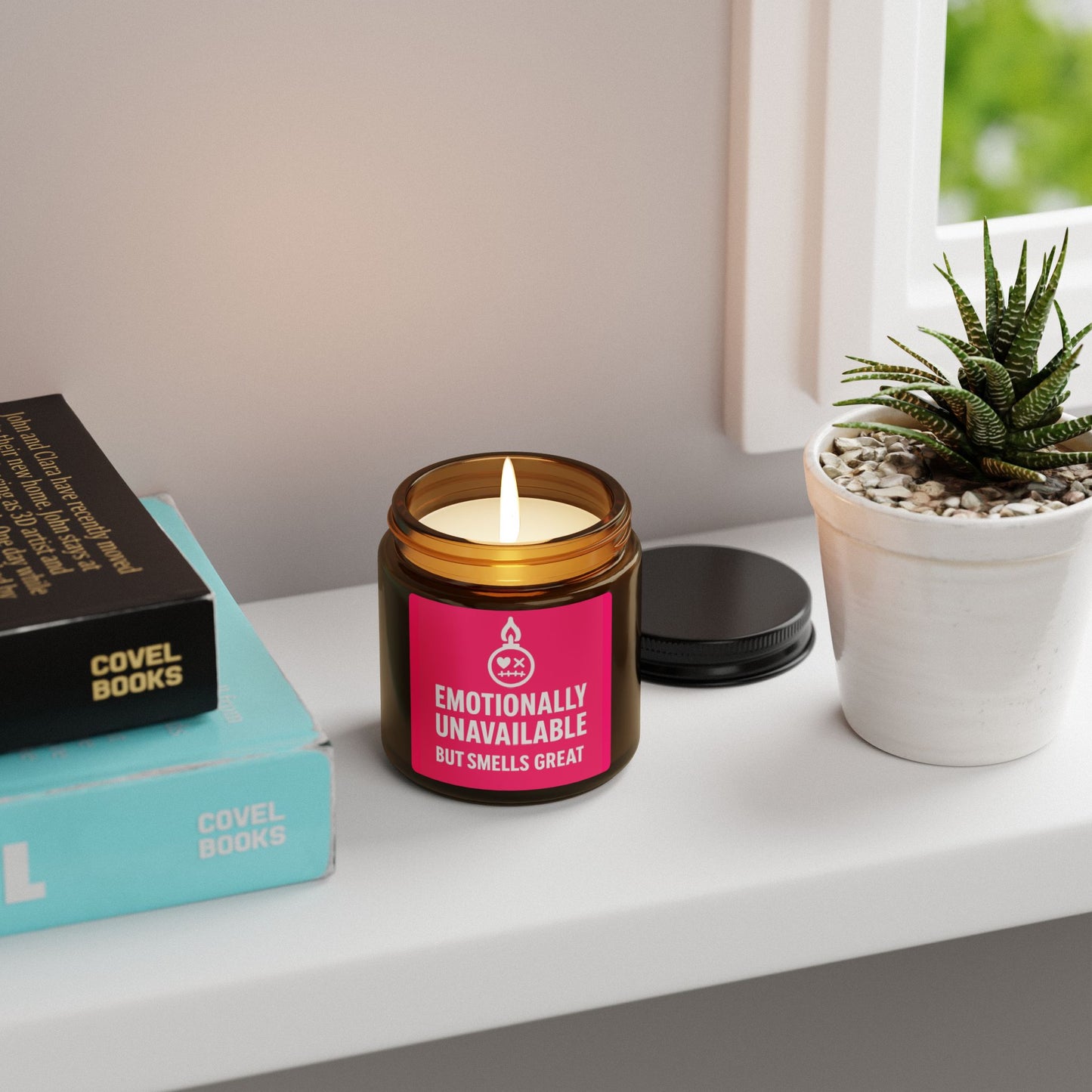 Breakup Gift Candle – Funny Sassy Soy Candle for Friend, Self Love & Moving On Gift- White Sage Lavendar