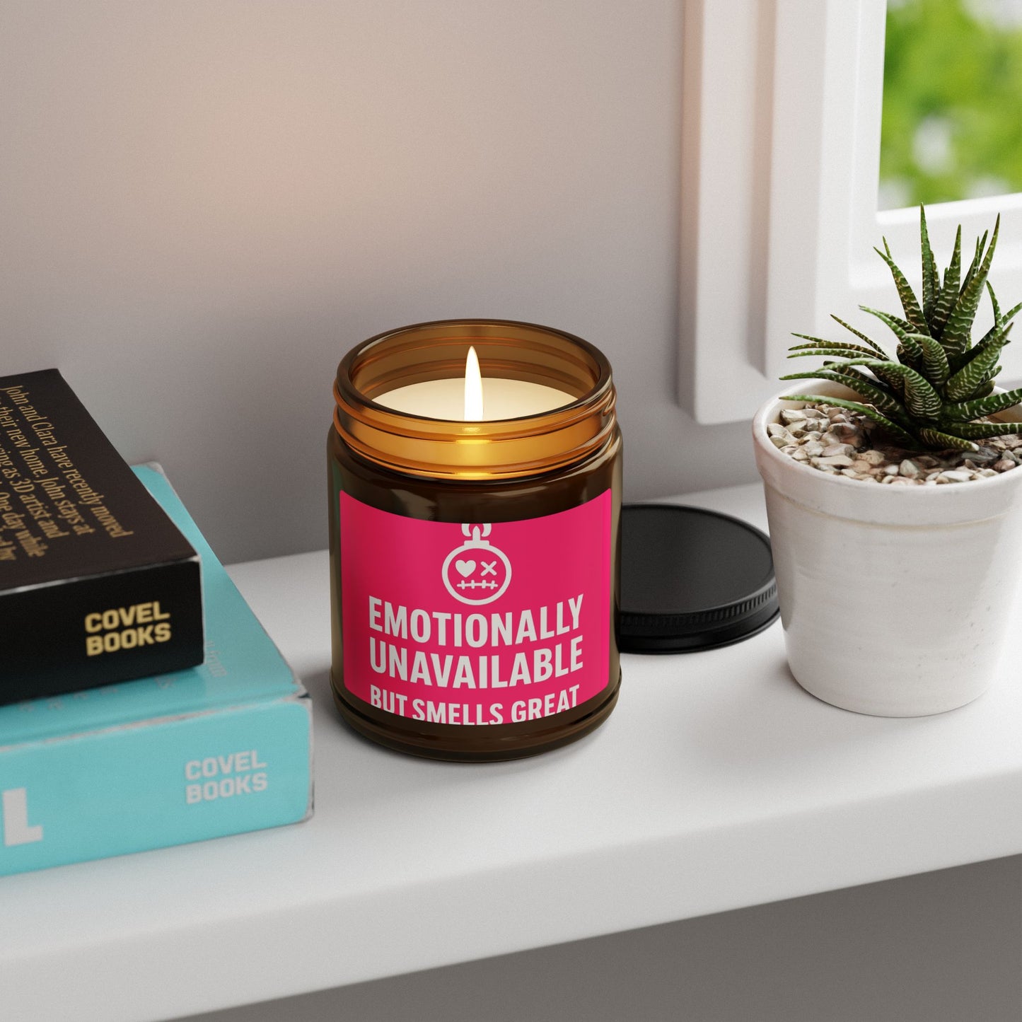 Breakup Gift Candle – Funny Sassy Soy Candle for Friend, Self Love & Moving On Gift- White Sage Lavendar